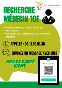 recherche de médecin traitant